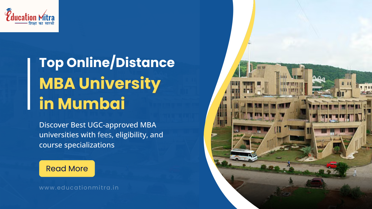 Top Online/Distance MBA University in Mumbai