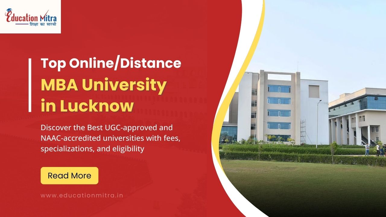 Top Online/Distance MBA University in Lucknow