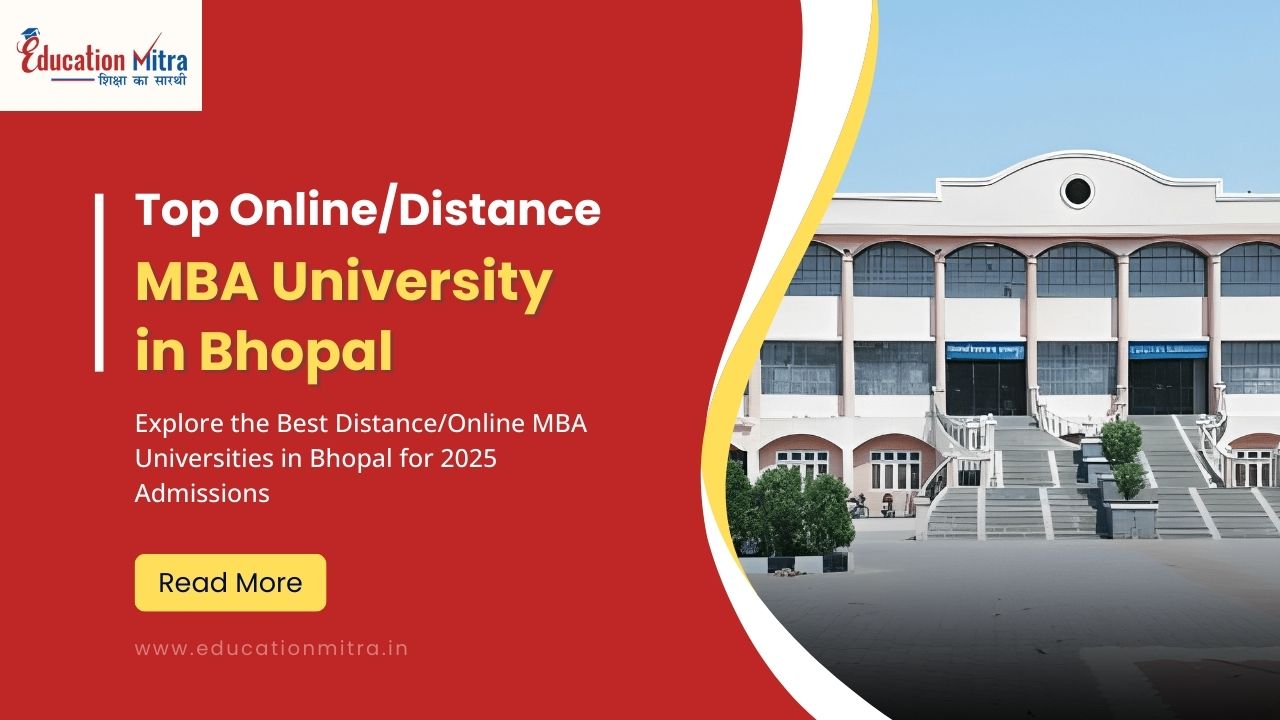 Top Online/Distance MBA University in Bhopal