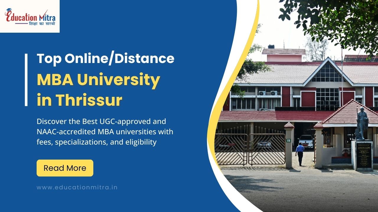 Top Online/Distance MBA University in Thrissur