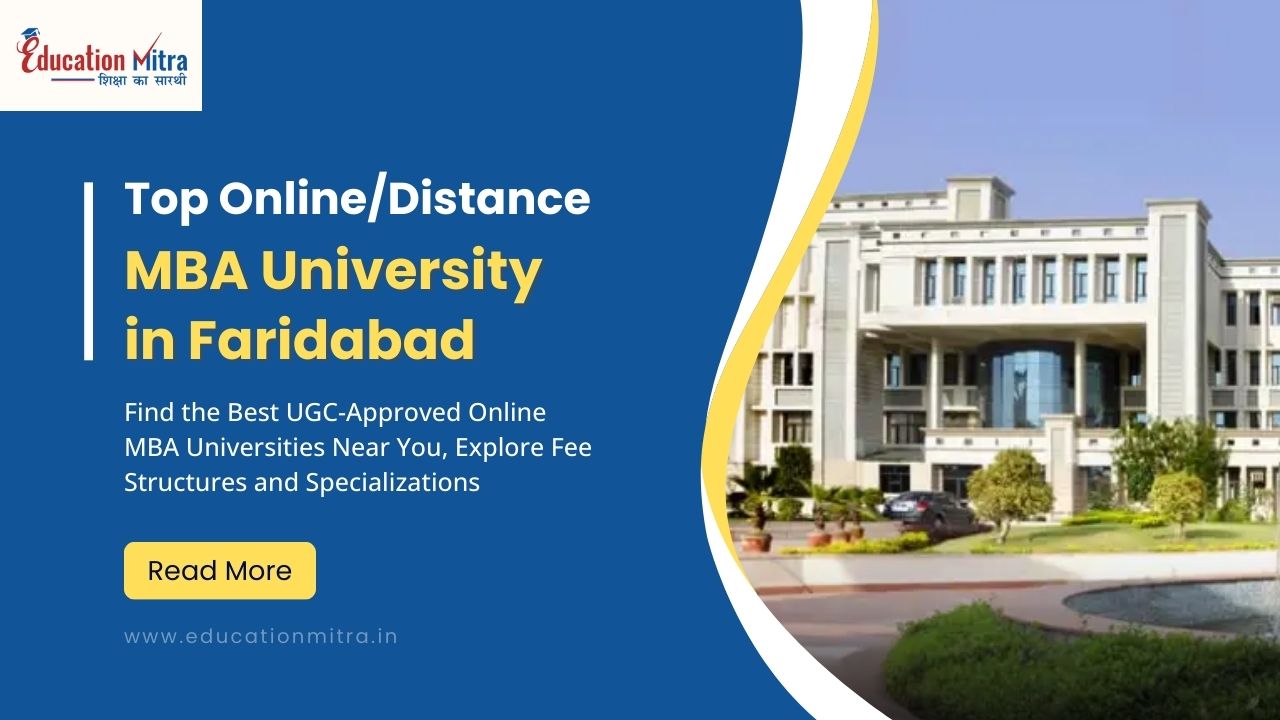 Top Online/Distance MBA University in Faridabad