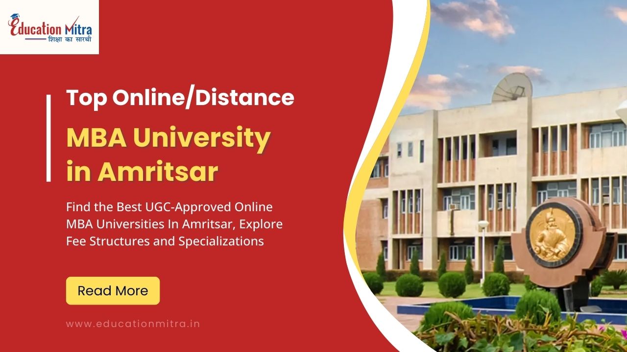 Top Online/Distance MBA University in Amritsar