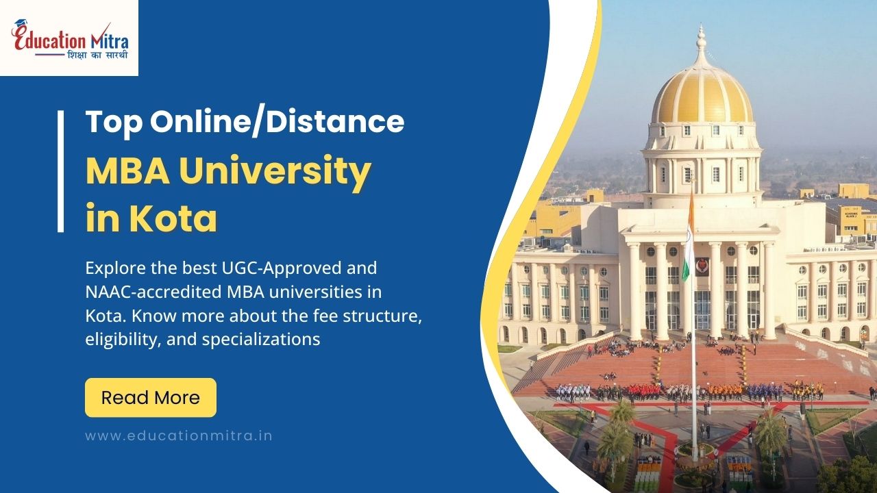 Top Online/Distance MBA University in Kota