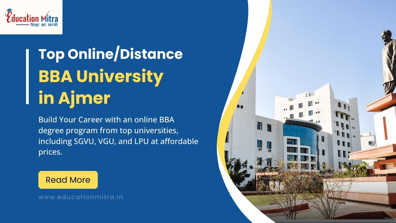 Top Online/Distance BBA University in Ajmer
