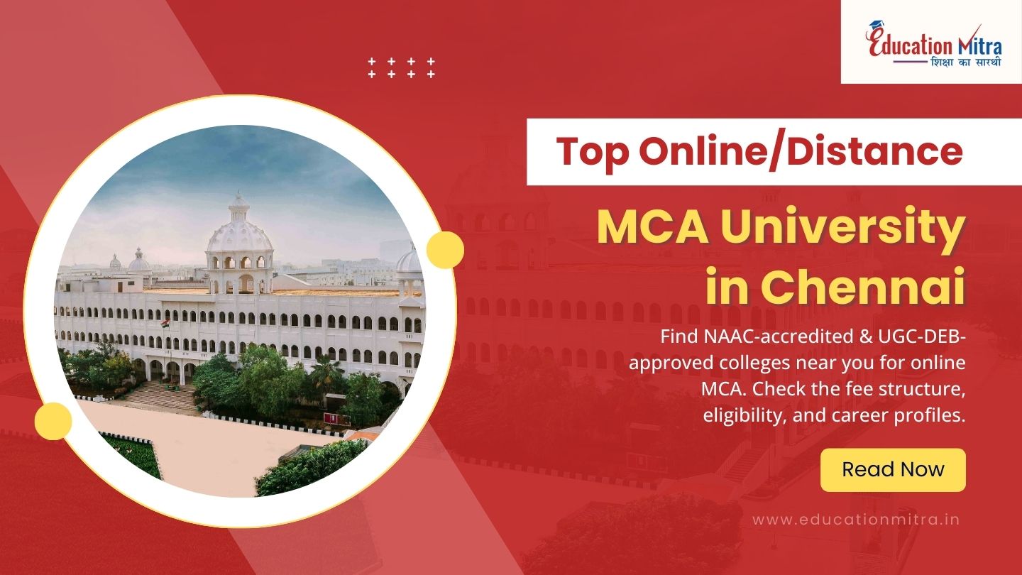 Top Online/Distance MCA University in Chennai