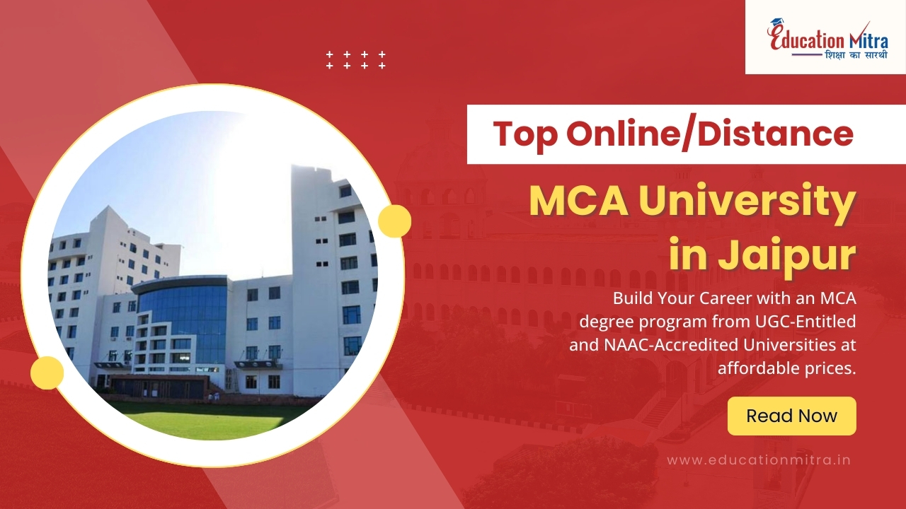 Top Online/Distance MCA University in Jaipur