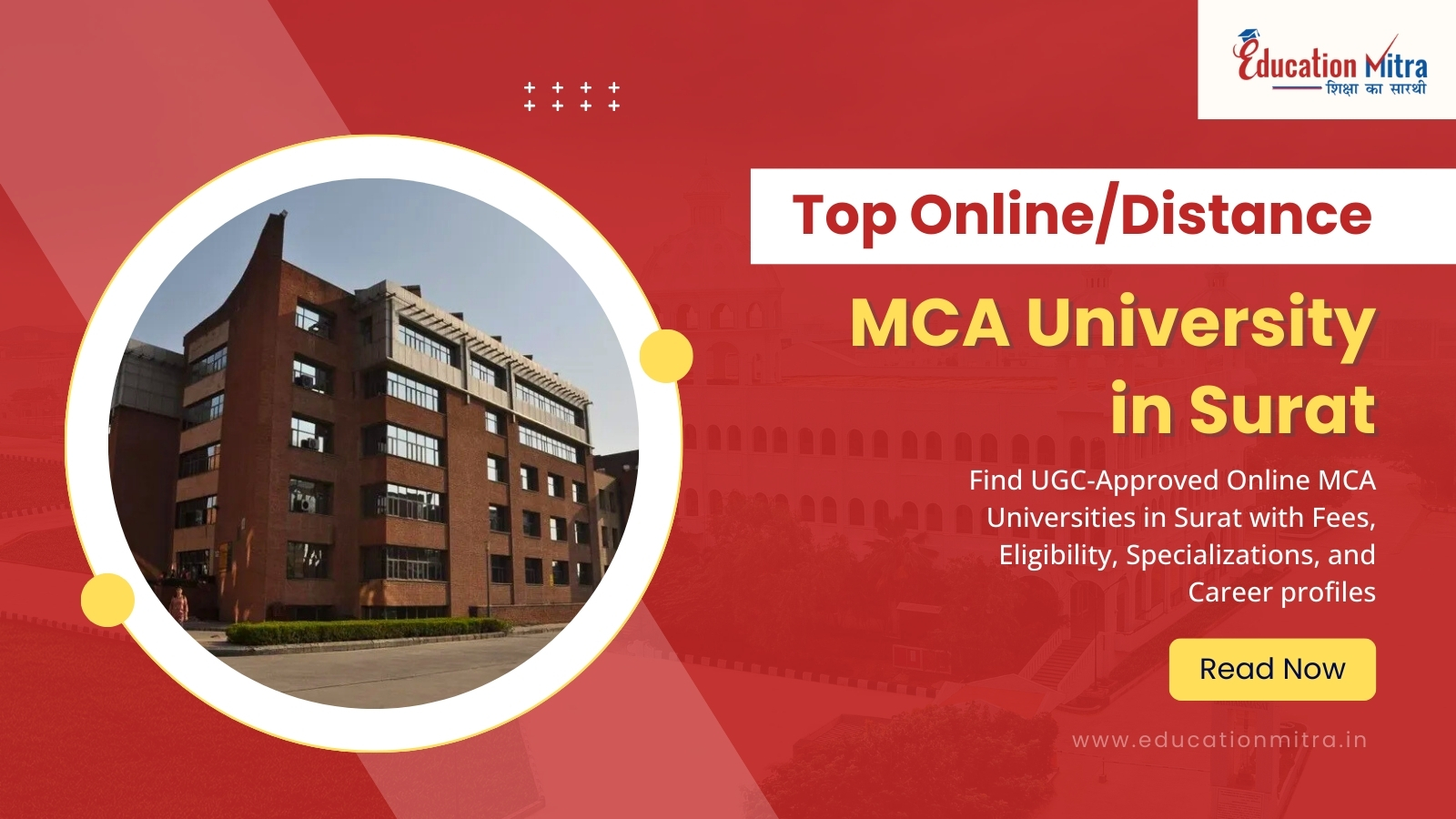 Top Online/Distance MCA University in Surat