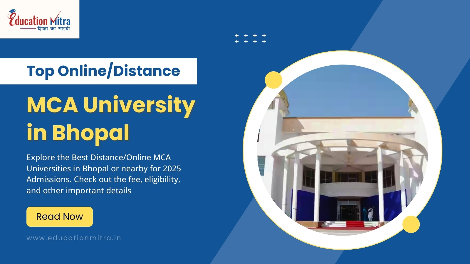 Top Online/Distance MCA University in Bhopal