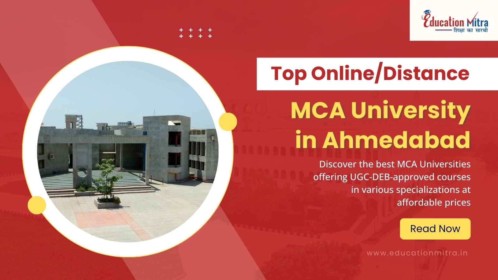 Top Online/Distance MCA University in Ahmedabad