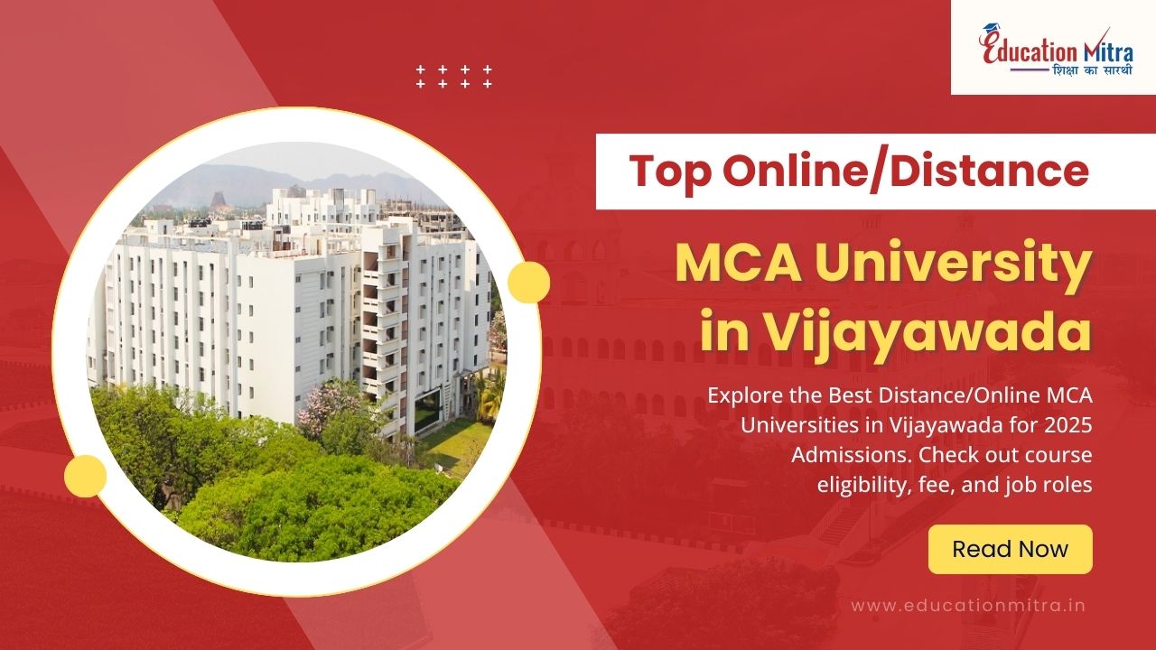 Top Online/Distance MCA University in Vijayawada