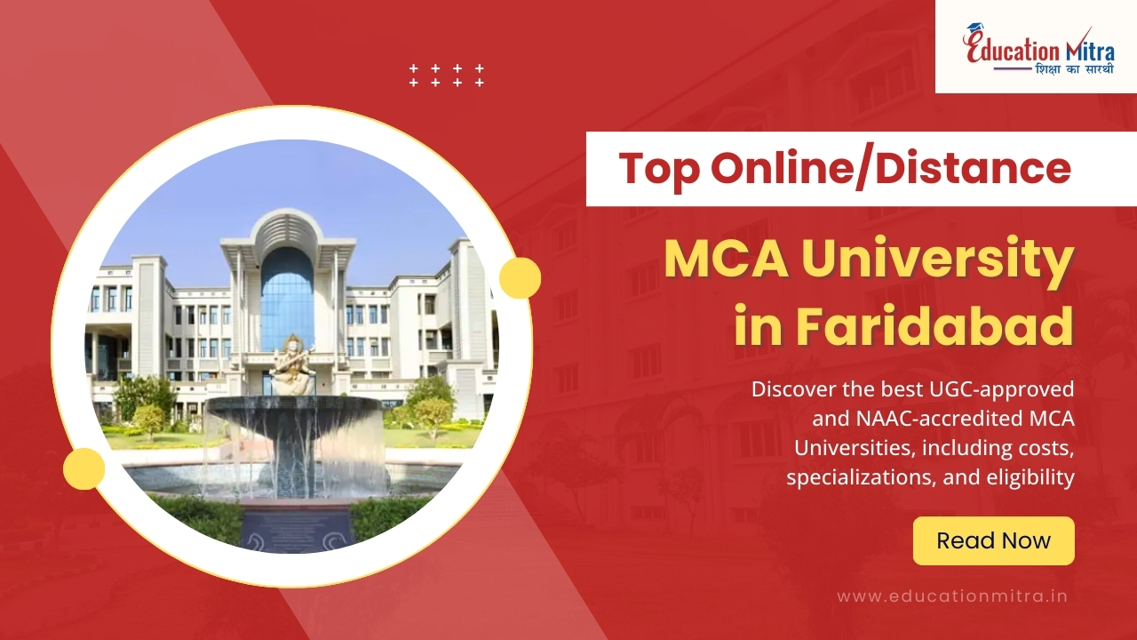Top Online/Distance MCA University in Faridabad