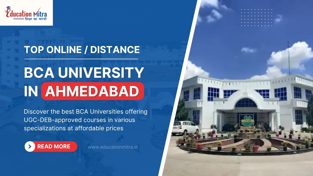 Top Online/Distance BCA University in Ahmedabad