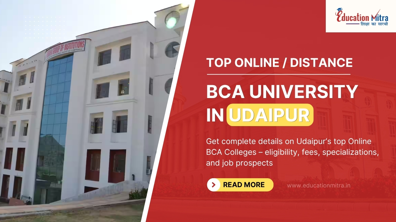 Top Online/Distance BCA University in Udaipur