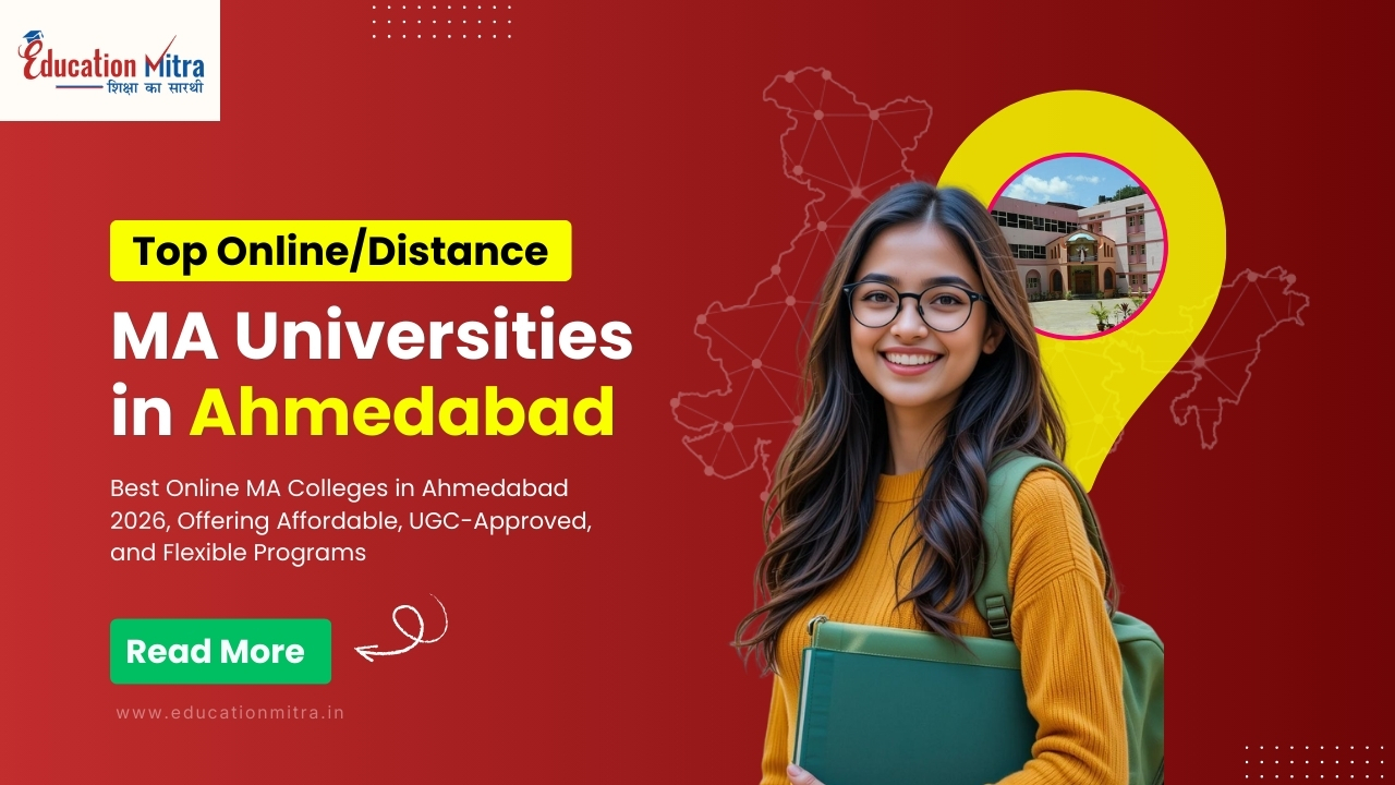 Top Online/Distance MA University in Ahmedabad
