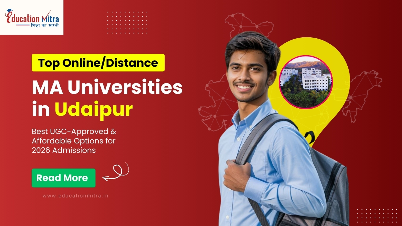Top Online/Distance MA University in Udaipur