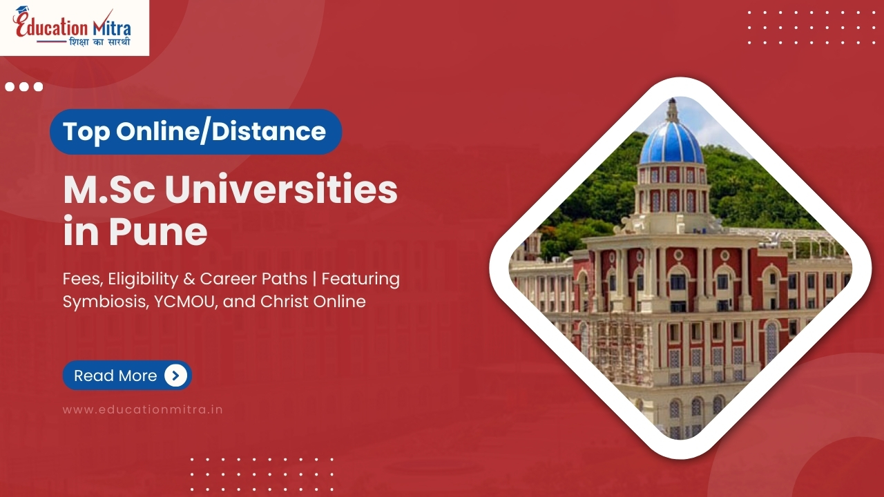 Top Online/Distance M.Sc University in Pune