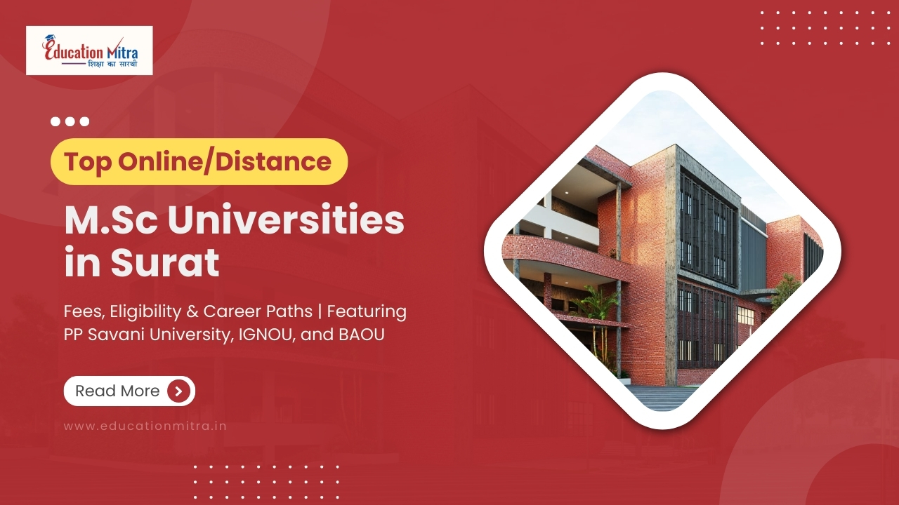 Online M.Sc Colleges/Universities in Surat