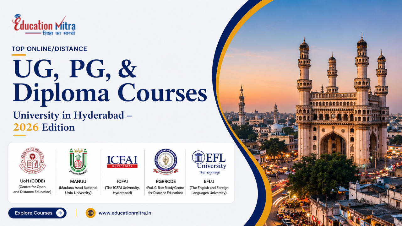 Top ODL & Online University in Hyderabad for UG, PG & Diploma Courses