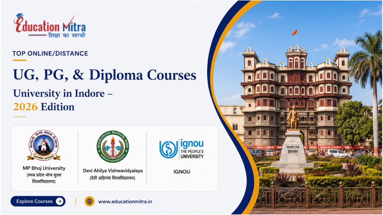 Top ODL & Online University in Indore for UG, PG & Diploma Courses