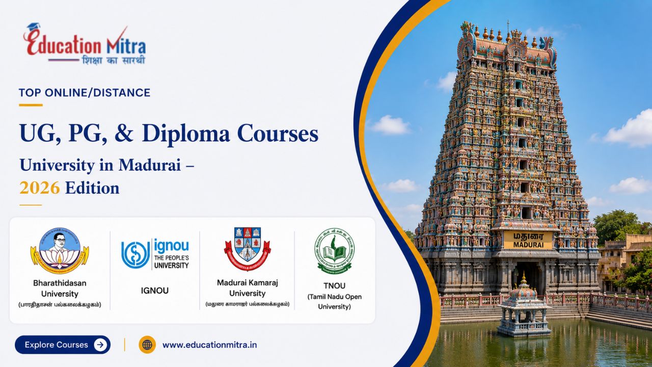 Top ODL & Online University in Madurai for UG, PG & Diploma Courses