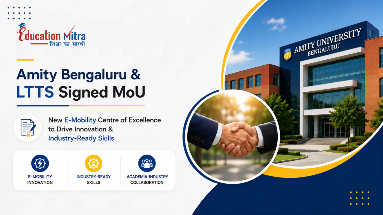 Amity University Bengaluru and LTTS Sign Strategic MoU - Establish E-Mobility Centre of Excellence